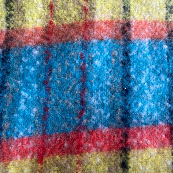 Bright plaid infinity scarf! - Picture 3 of 3